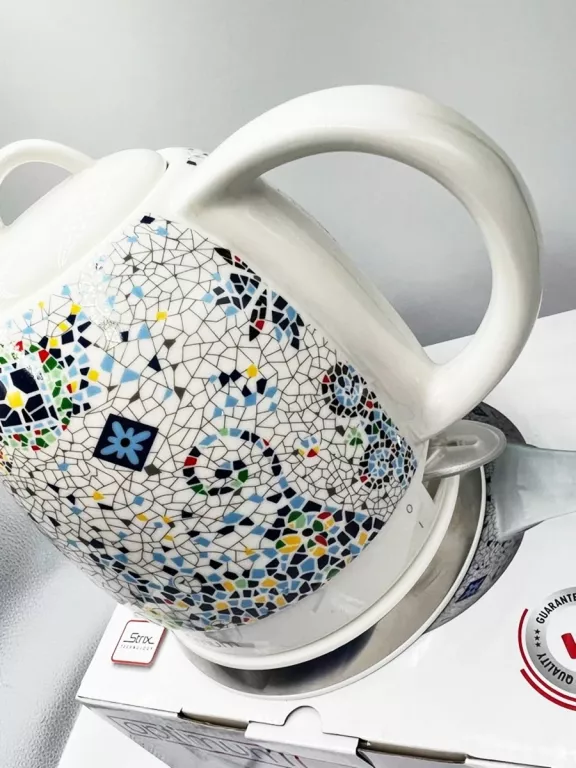CZAJNIK CERAMICZNY ELEKTRYCZNY OPTIMUM CJS-1310 MOZAJKA