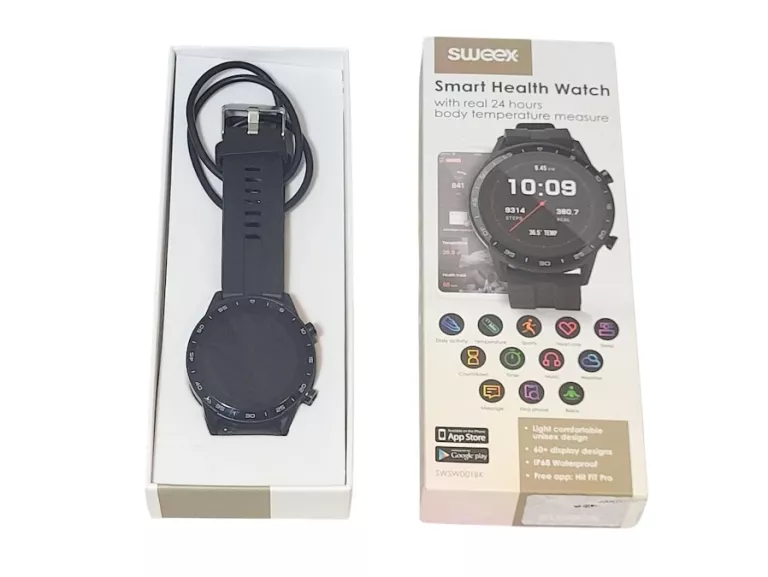 SMART HEALTH WATCH SWEEX SWSW001BK - GWARANCJA!!