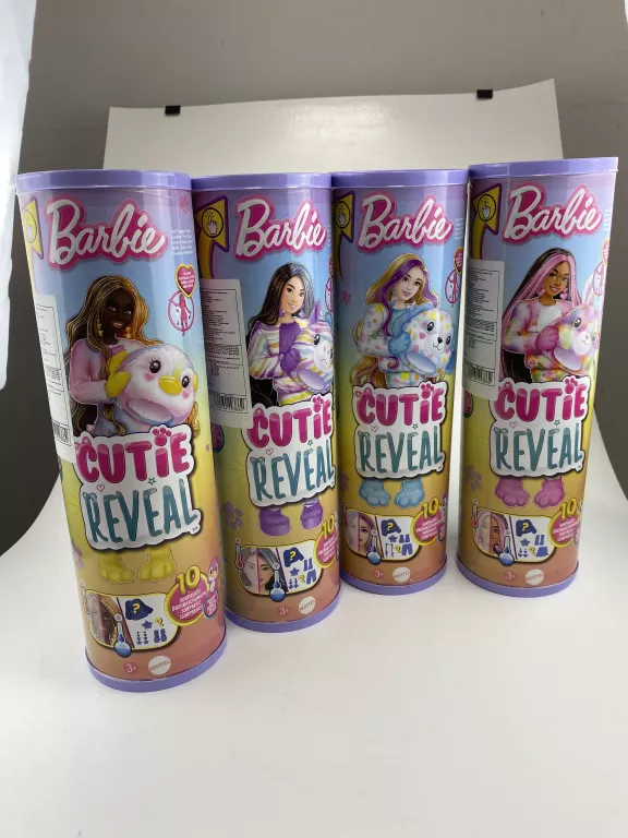 BARBIE CUTIE REVEAL LALKA ZEBRA SERIA KOLOROWE MARZENIA HRK39