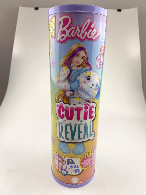 BARBIE CUTIE REVEAL LALKA ZEBRA SERIA KOLOROWE MARZENIA HRK39