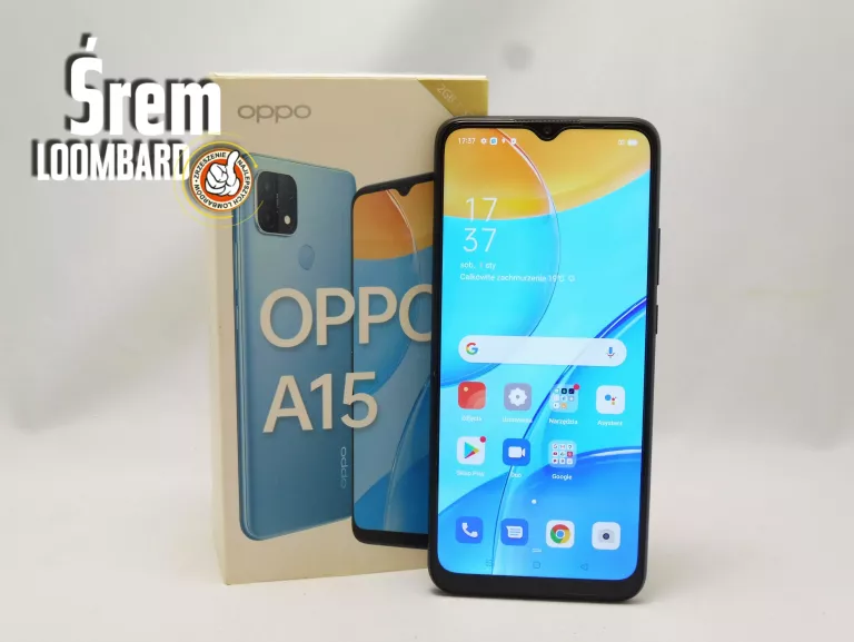 TELEFON OPPO A15 2GB/32GB, KARTONIK, BDB STAN!