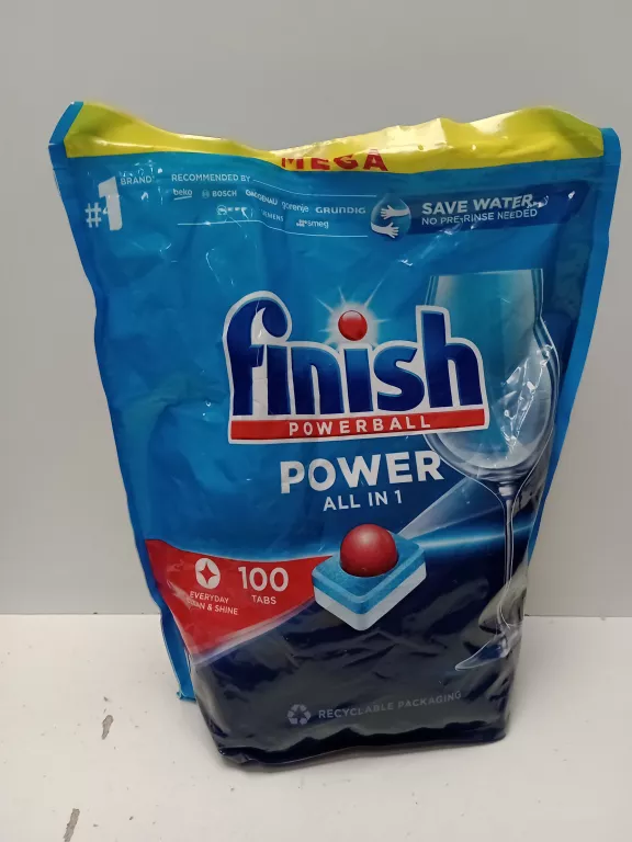 FINISH [PWERBALL POWER ALL IN 1 100 TABS