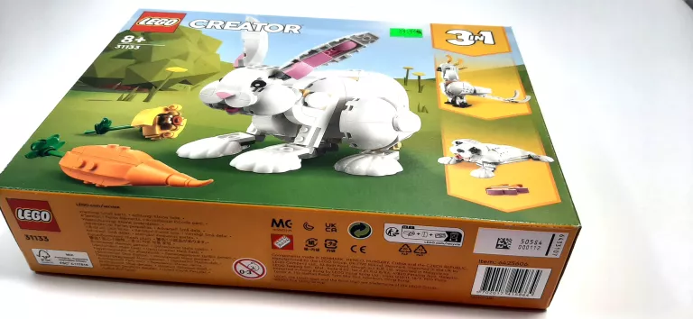 LEGO 31133 CREATOR 3W1 BIAŁY KRÓLIK