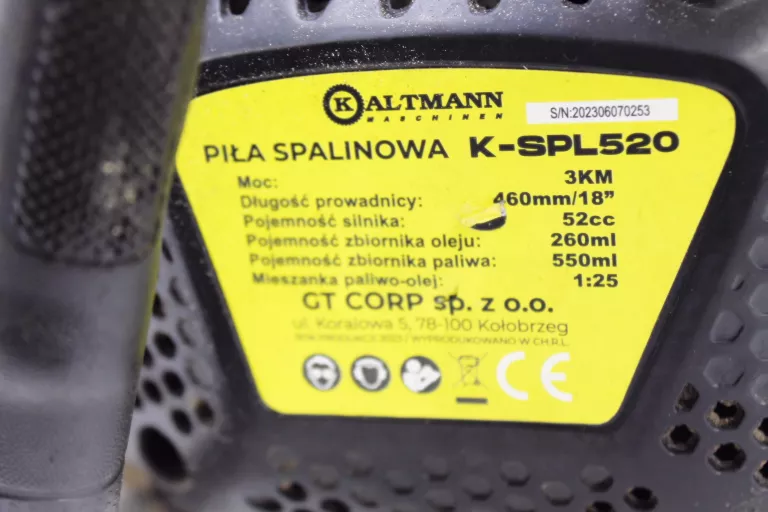 PIŁA SPALINOWA KALTMANN K SPL520 3KM 45 CM