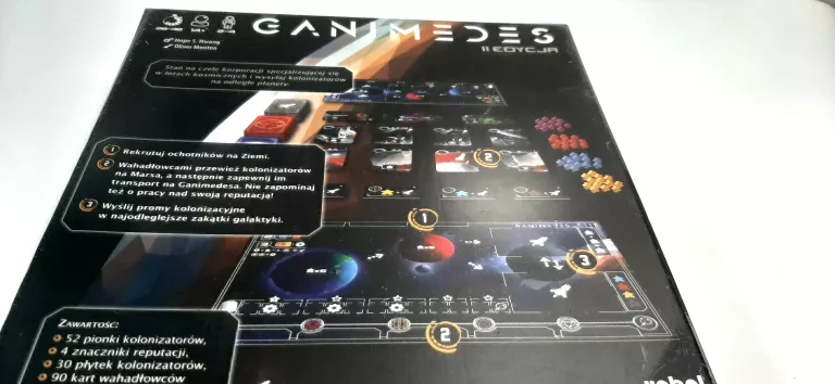 GRA PLANSZOWA GANIMEDS - KOLONIZACJA KOSMOSU
