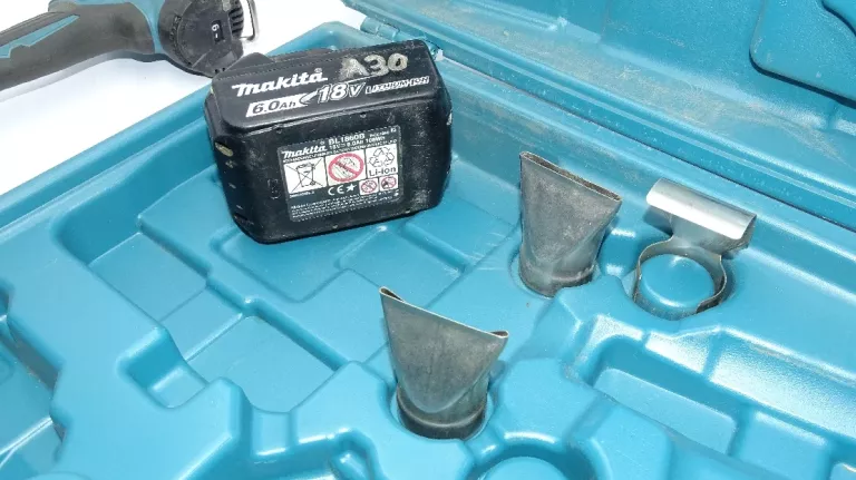 OPALARKA MAKITA DHG181 + AKUMULATOR 6.0AH WALIZKA DYSZE