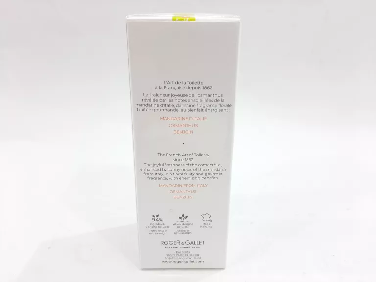 ROGER & GALLET FLEUR D'OSMANTHUS 100 ML