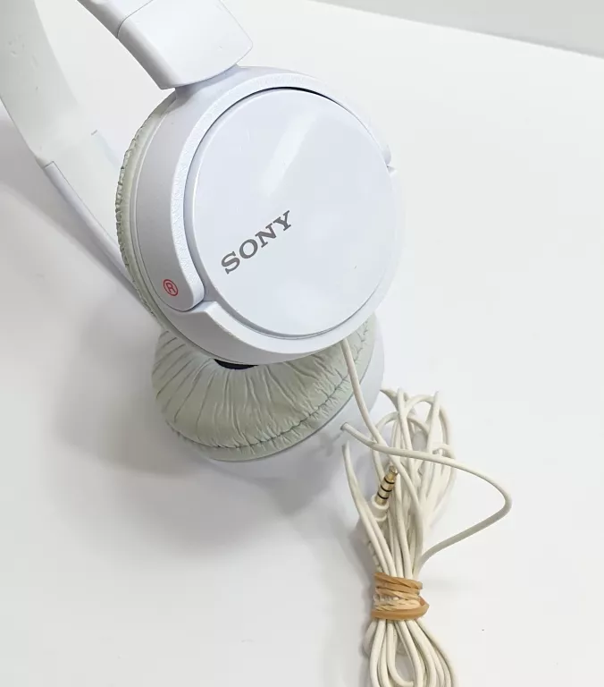 SŁUCHAWKI NAUSZNE PRZEWODOWE SONY MDR-ZX110 - BIAŁE