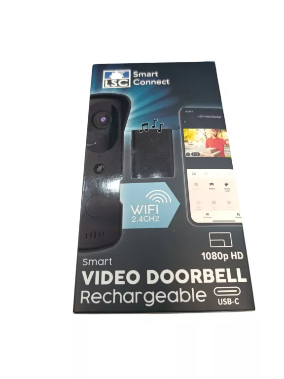 WIDEOWIZJER DOMOFON LSC SMART CONNECT VIDEO DOORBELL 1080P