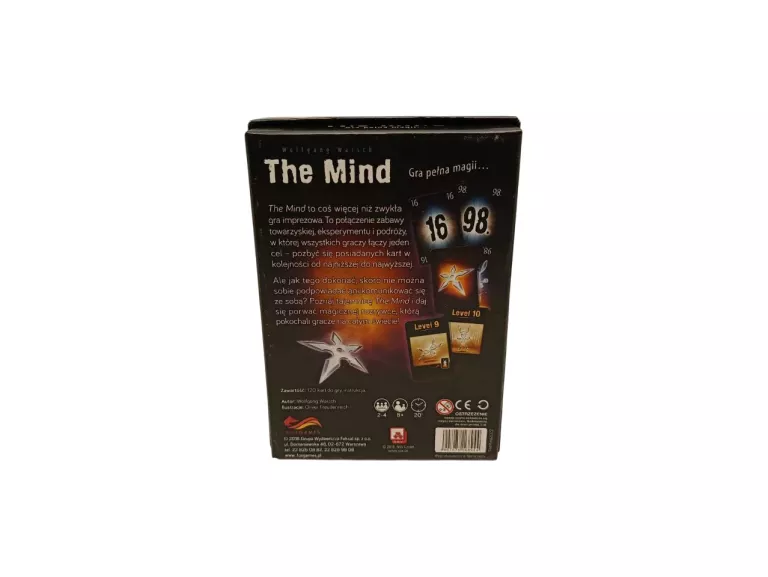 GRA THE MIND EDYCJA POLSKA WOLFGANG WARSCH FOX GAMES 8+