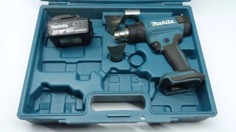 OPALARKA MAKITA DHG181 + AKUMULATOR 6.0AH WALIZKA DYSZE
