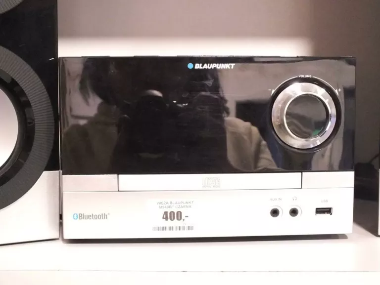 WIEŻA BLAUPUNKT MS40BT CZARNA, ODTWARZACZ CD/-R/-RW/MP3, BLUETOOTH,