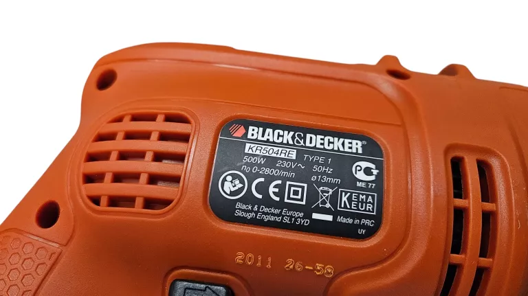 WIERTARKA UDAROWA BLACK&DECKER KR504RE 500W