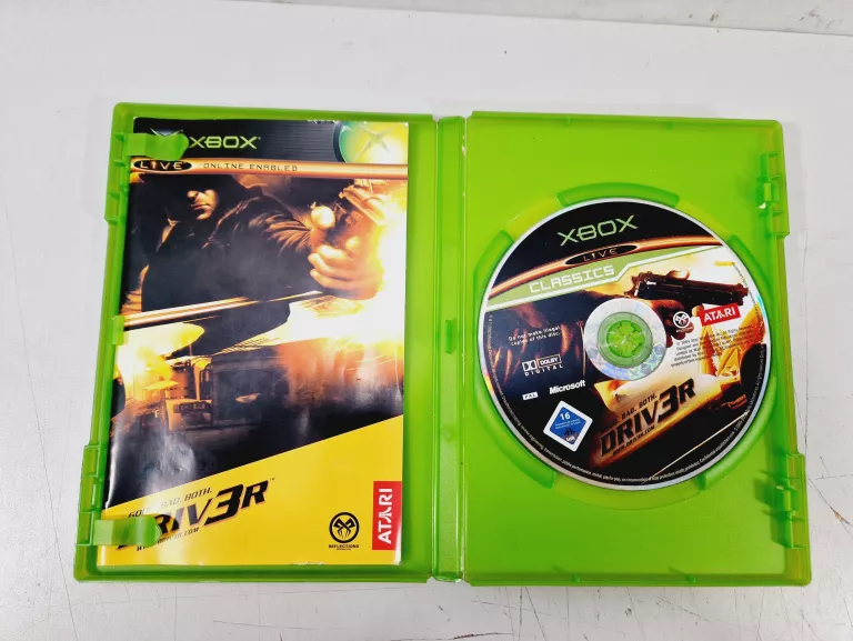 GRA DRIVER 3 DRIV3R MICROSOFT XBOX CLASSICS