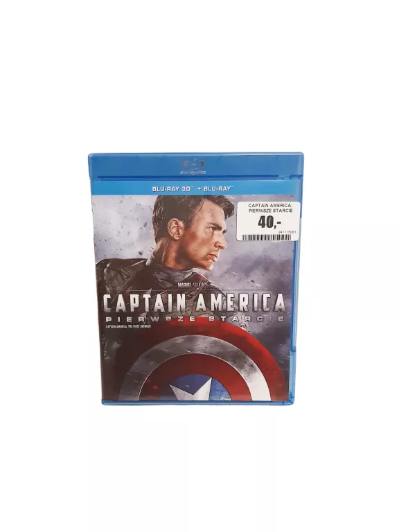 CAPTAIN AMERICA: PIERWSZE STARCIE [BLU-RAY 3D]+[BLU-RAY] PL