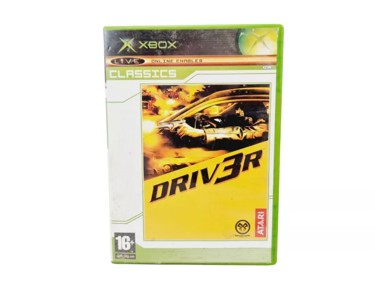 GRA DRIVER 3 DRIV3R MICROSOFT XBOX CLASSICS
