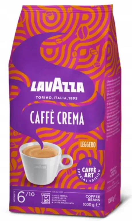 LAVAZZA CAFFE CREMA | 1000G | INTENSYWNOŚĆ: 6/10 ORYGINALNA 8000070069886