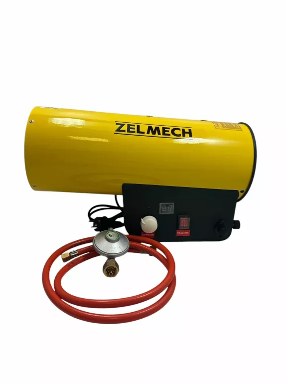 NAGRZEWNICA GAZOWA Z TERMOSTATEM  ZELMECH 15W NGZL15 KOMPLET