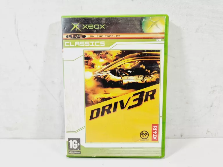 GRA DRIVER 3 DRIV3R MICROSOFT XBOX CLASSICS