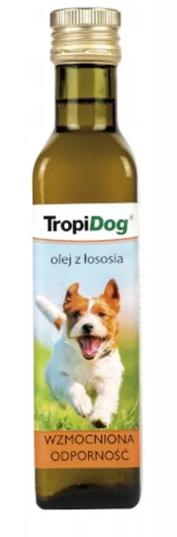 TROPICAL TROPIDOG ODPORNOŚĆ OLEJ Z ŁOSOSIA 250ML 5900469540220