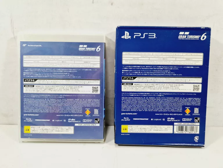 GRA GRAN TURISMO 6 PS3 NTSC-J | JĘZYK ANGIELSKI W GRZE