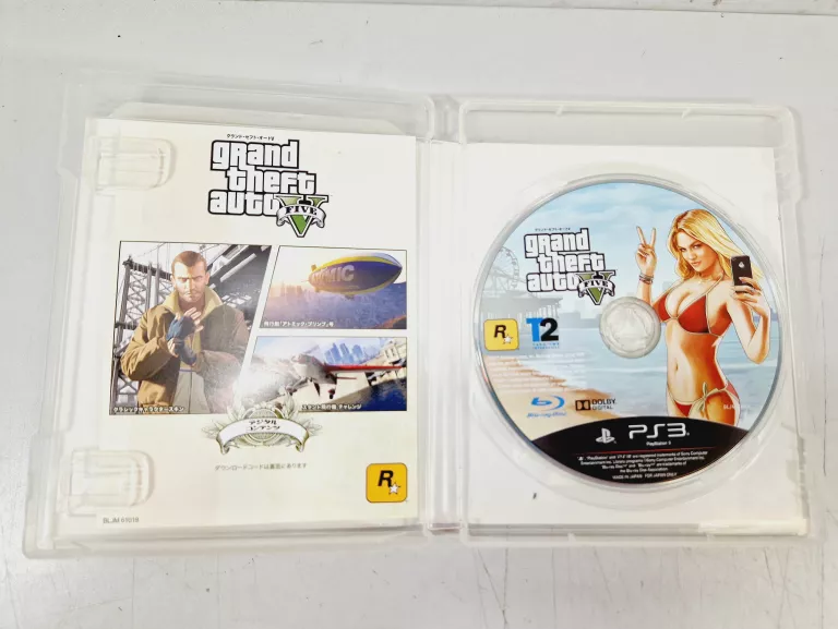 GRA GTA V GRAND THEFT AUTO 5 NTSC-J PS3 | JĘZYK ANGIELSKI W GRZE