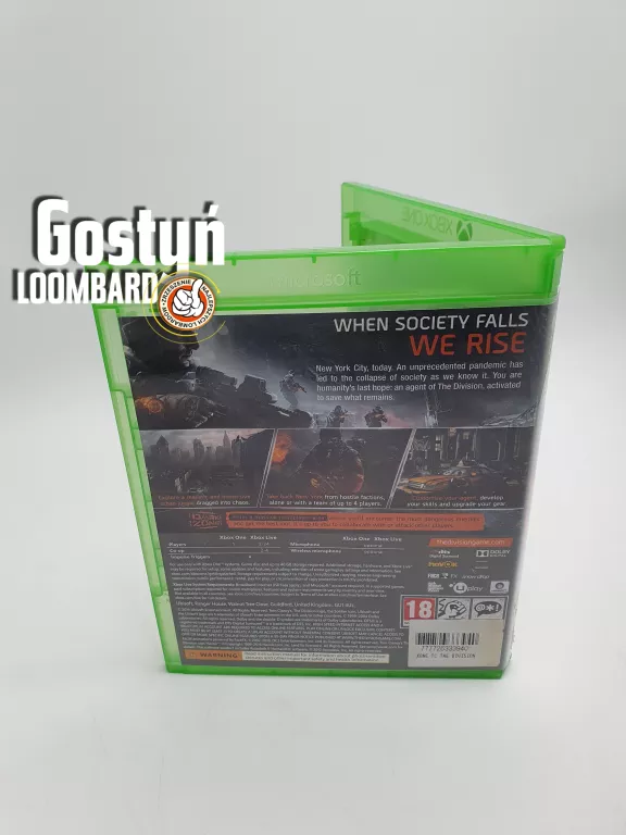 GRA TOM CLANCY'S THE DIVISION XBOX ONE