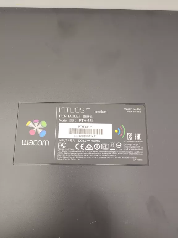 TABLET GRAFICZNY WACOM INTUOS PRO MEDIUM PTH-651 + RYSIK + POKROWIEC