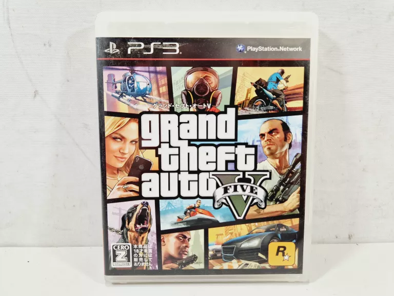 GRA GTA V GRAND THEFT AUTO 5 NTSC-J PS3 | JĘZYK ANGIELSKI W GRZE