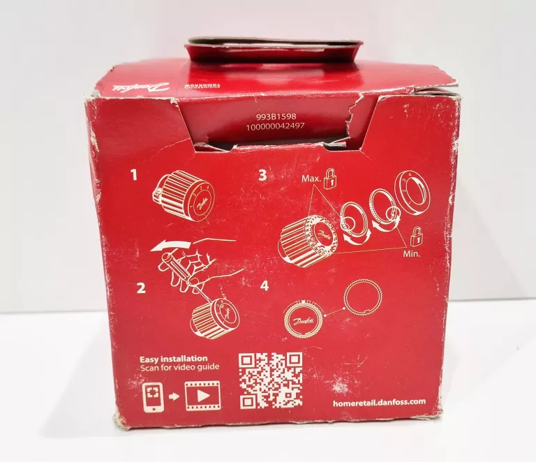 ZESTAW GŁOWICA + ZAWÓR PROSTY DANFOSS 003L1080