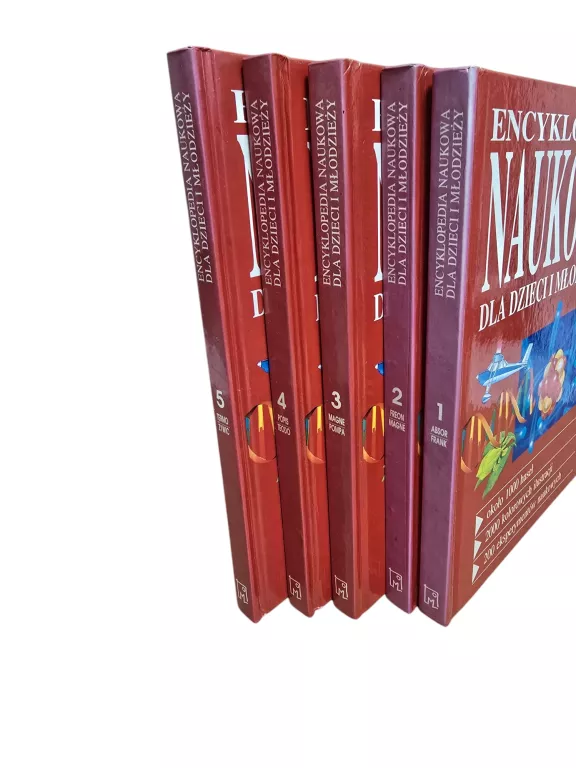 ENCYKLOPEDIA NAUKOWA DLA DZIECI TOM 1-5
