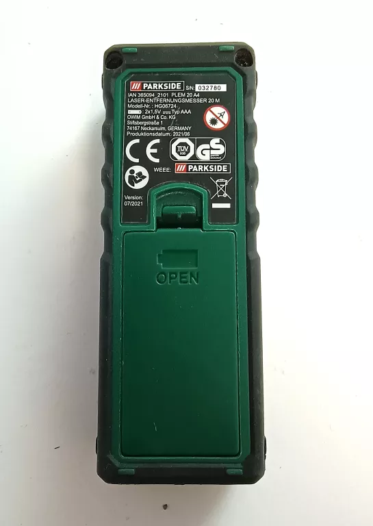 DALMIERZ LASEROWY PARKSIDE PLEM 20 A4