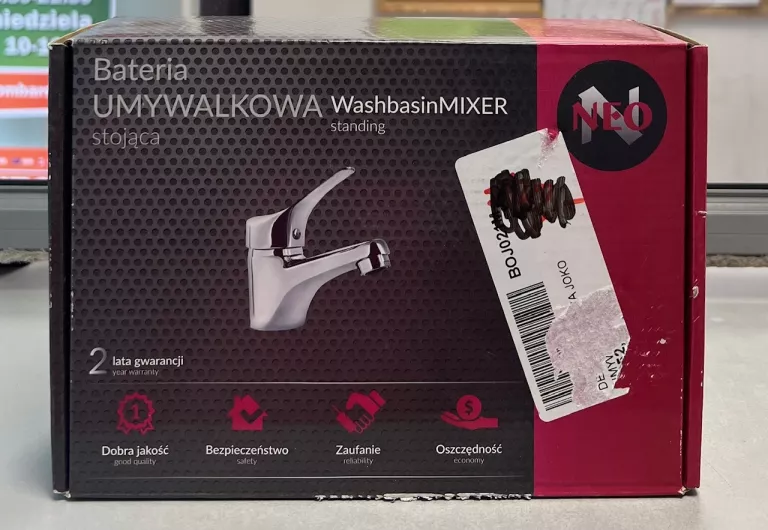BATERIA UMYWALKOWA STOJĄCA DEANTE NEO JOKO CHROM