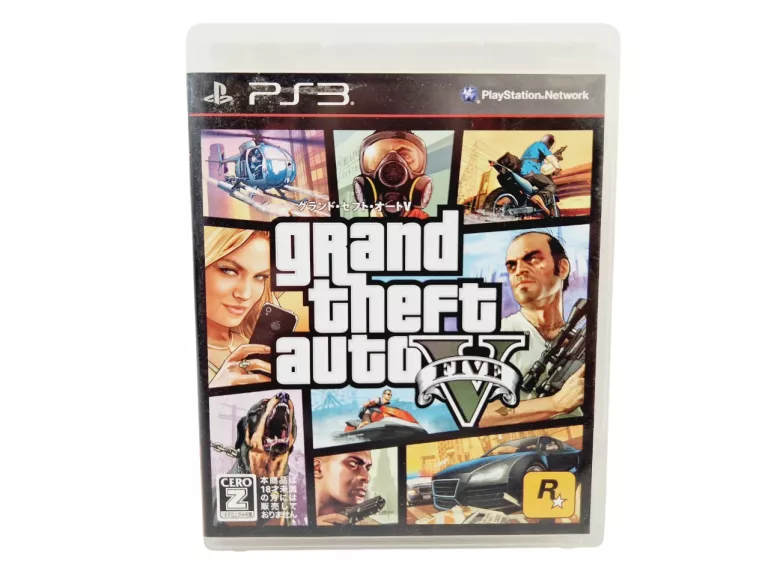 GRA GTA V GRAND THEFT AUTO 5 NTSC-J PS3 | JĘZYK ANGIELSKI W GRZE