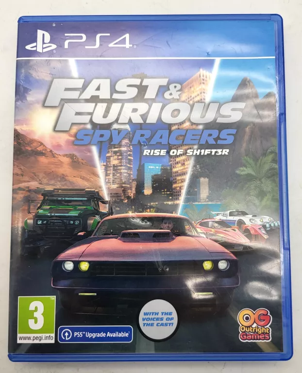 GRA PS4 FAST AND FURIOUS SPY RACERS