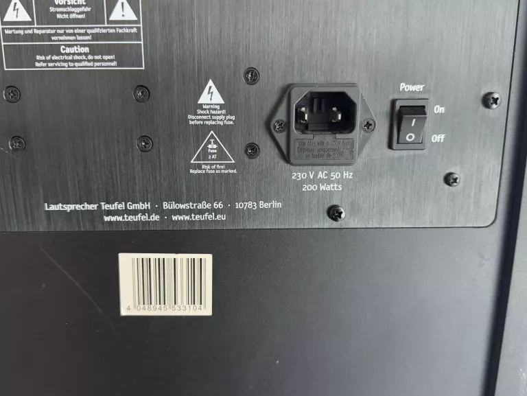 SUBWOOFER AKTYWNY TEUFEL US 6110/1 Z GŁOŚNIKAMI
