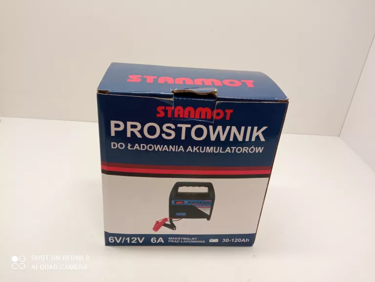PROSTOWNIK 12V/6V 6A CE+WSKAŹNIK NAŁADOWANIA AKUML+ PUD