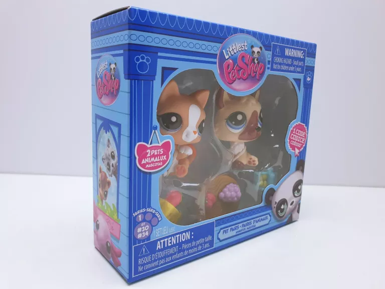 FIGURKI LITTLEST PET SHOP PAIRS 2PAK KOT I PIES