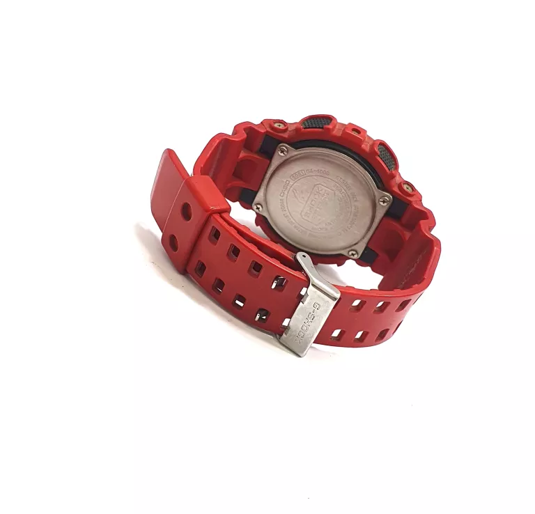 MĘSKI ZEGAREK CASIO G-SHOCK 5081 GA-100B - CZERWONY