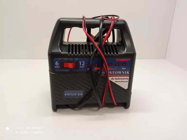 PROSTOWNIK 12V/6V 6A CE+WSKAŹNIK NAŁADOWANIA AKUML+ PUD