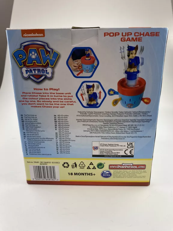 PSI PATROL POP UP CHASE GAME