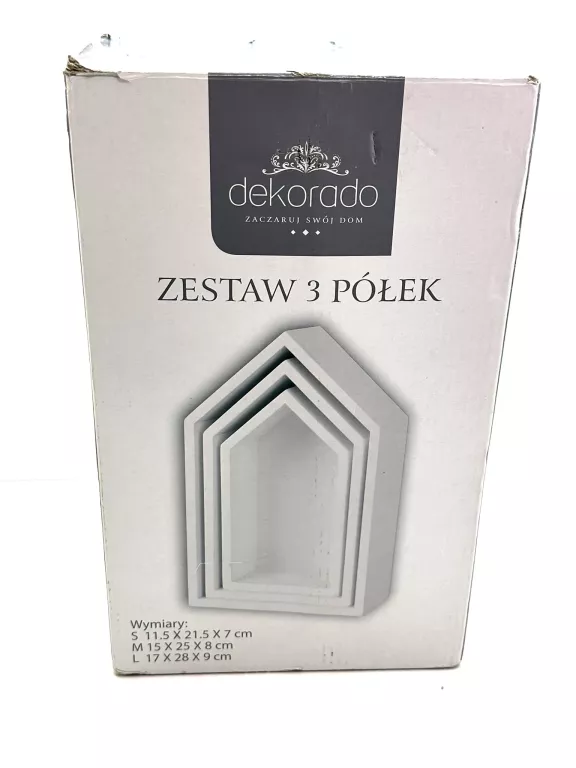 ZESTAW 3 PÓŁEK DEKORADO