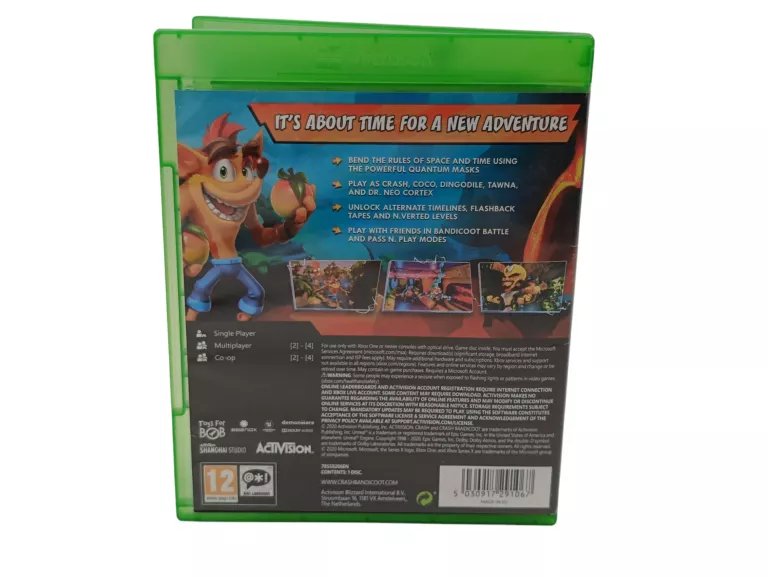 CRASH BANDICOOT 4: NAJWYŻSZY CZAS XBOX ONE/X