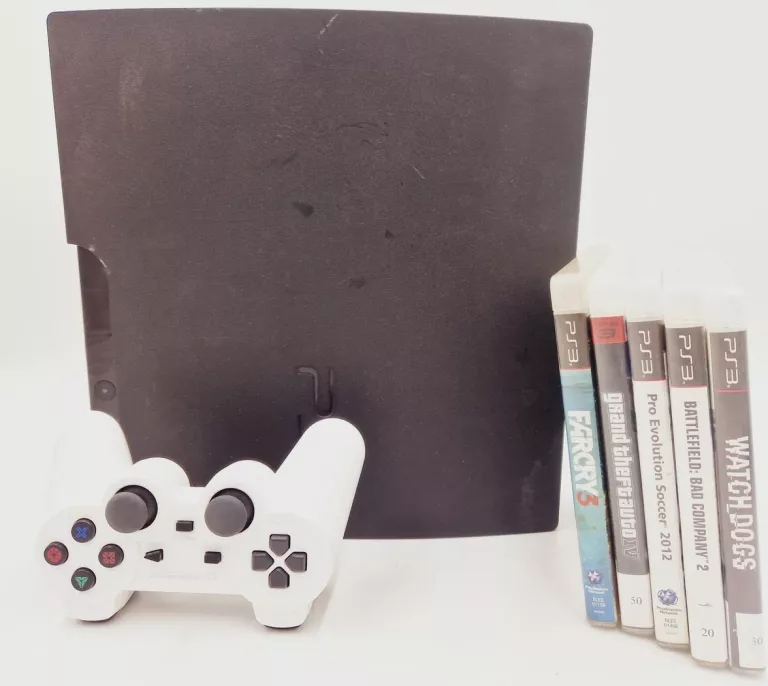 KONSOLA PS3 160GB + 5 GIER