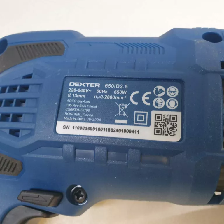 WIERTARKA DEXTER 650W PUDEŁKO