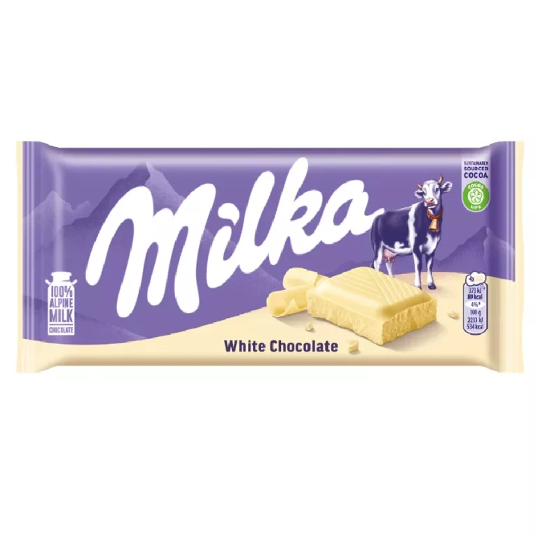 CZEKOLADA BIAŁA MILKA 100G 4025700001962