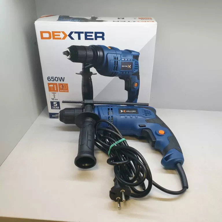 WIERTARKA DEXTER 650W PUDEŁKO