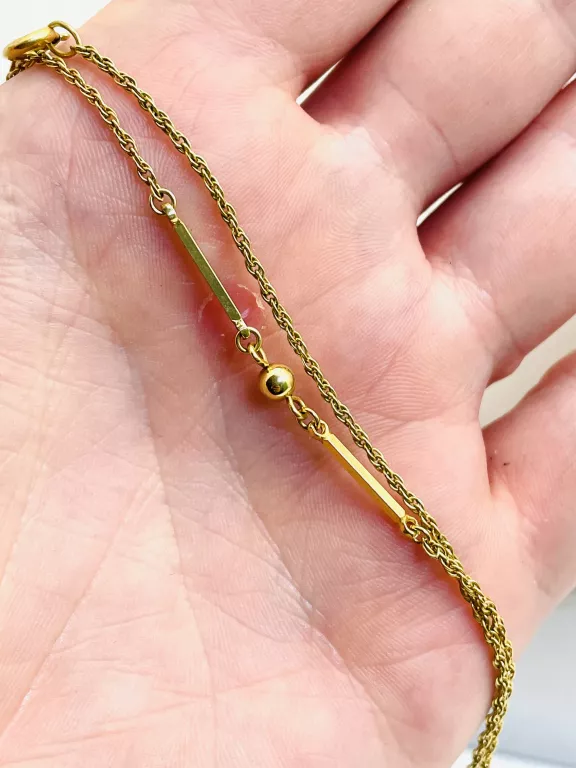 NIETYPOWY ZŁOTY ŁAŃCUSZEK P.333 |80 CM| |7,13 G|