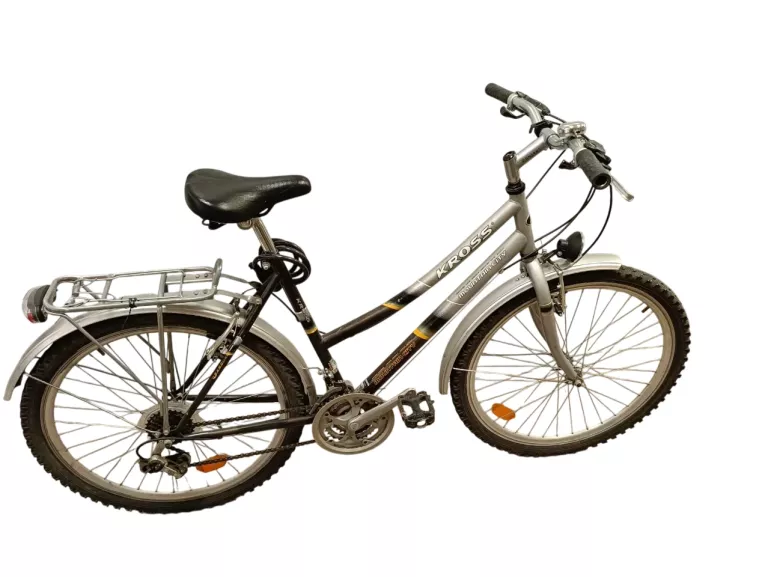 ROWER KROSS MOUNTAIN CITY RAMA 19" SREBRNY