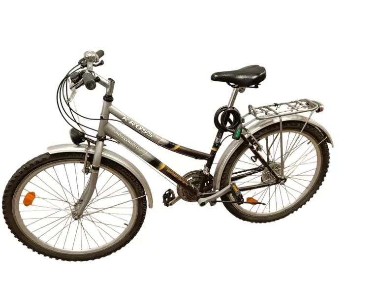 ROWER KROSS MOUNTAIN CITY RAMA 19" SREBRNY